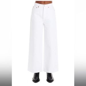 RE/DONE 60s Extreme wide-leg jeans white